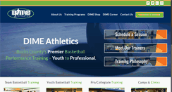 Desktop Screenshot of dimeathletics.com
